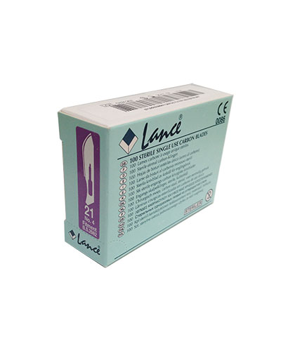 [1500321] LANCE® Lames stériles en carbone (100) Nº21
