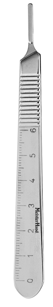 [140MH4-7] MILTEX® MH Stainless steel extra fine scalpel handle #3