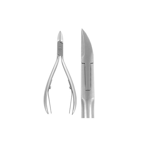 [13075D-13CM INOX] KIEHL® Double spring nail nipper - concave and belleved jaw