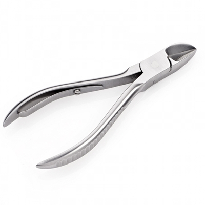 [1HF201R] AESCULAP® Simple spring nail nipper - concave jaw