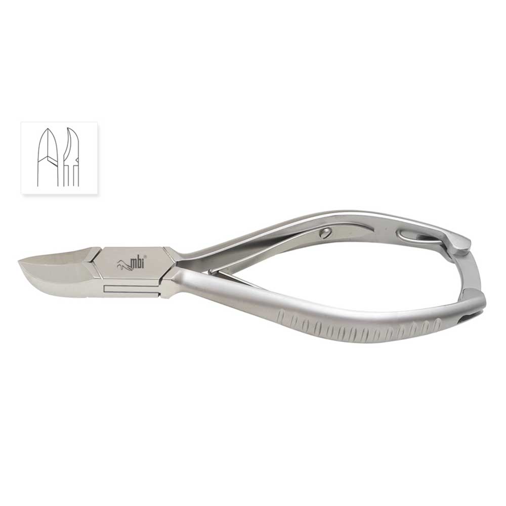 [1MBI-203] MBI® Double spring nail nipper - concave jaw 5½''
