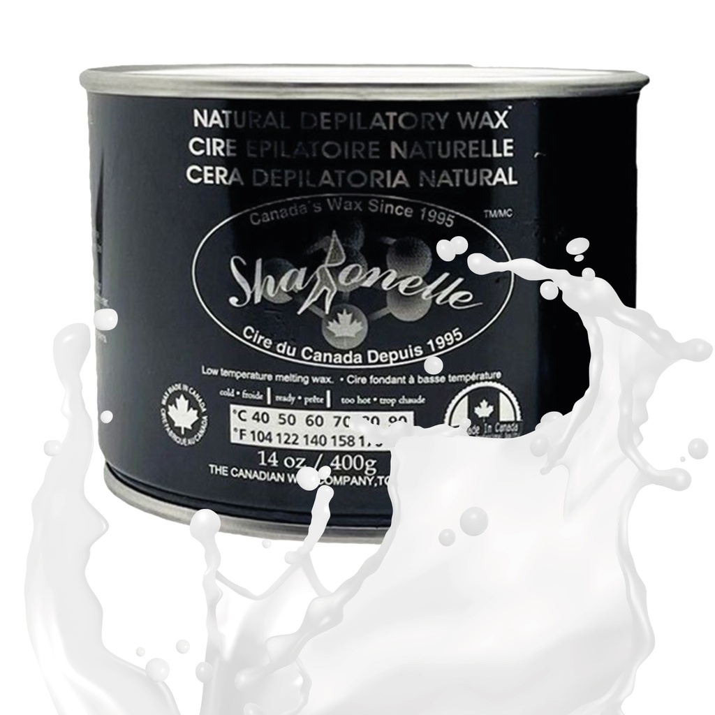[230-CR14] SHARONELLE® Natural Depilatory Wax - Milk Cream - 14 oz