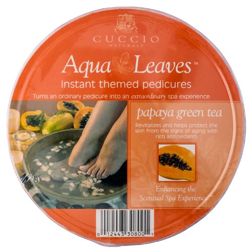 [3080] CUCCIO NATURALÉ Aqua Leaves (1 pack) - Papaya & Green tea