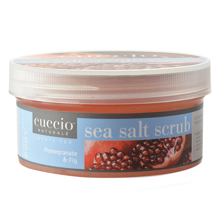 [3132] CUCCIO NATURALÉ Sea Salt Scrub - Pomegranate & Fig - 8oz