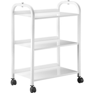[ESD-P51101] ÉQUIPRO® 3-Shelf Metal Trolley - White