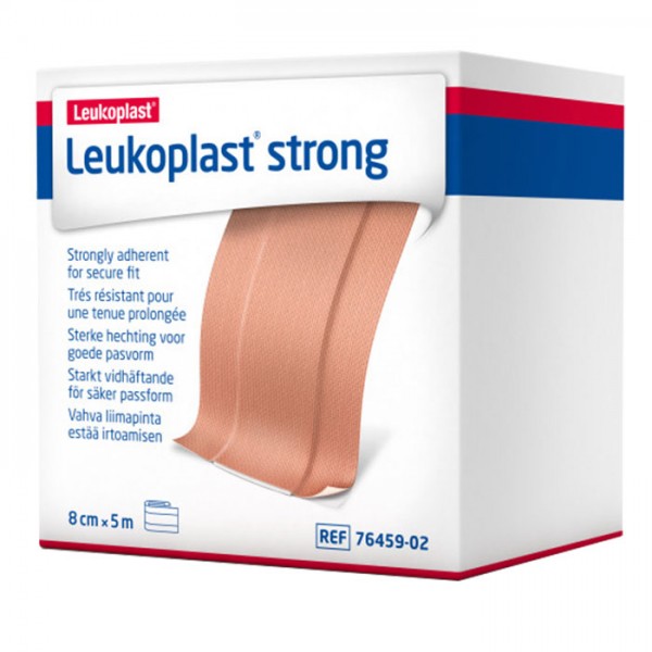 [3BSN7645902] BSN® LEUKOPLAST® STRONG - Adhesive fabric bandage (1) 8 cm x 5 m