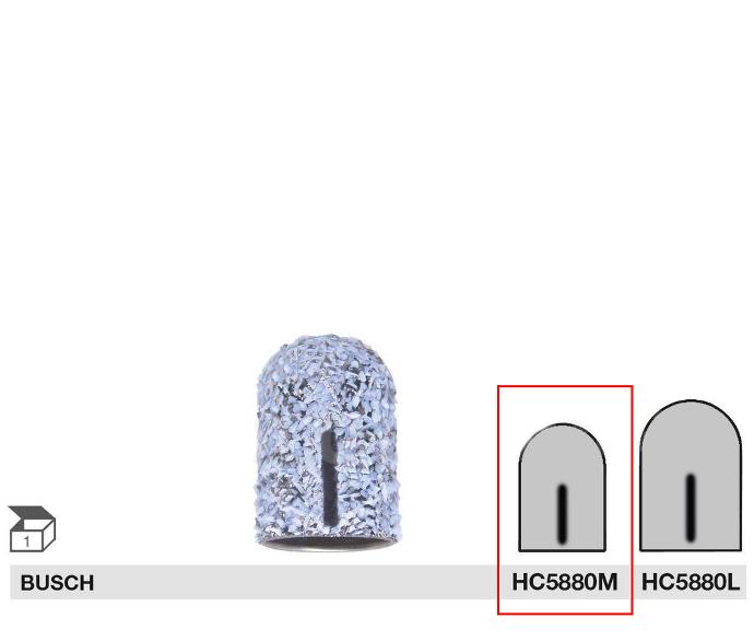 [2HC5880M] BUSCH® Diamond and Ceramic Cap - Super Coarse Grit (HybridCap)
